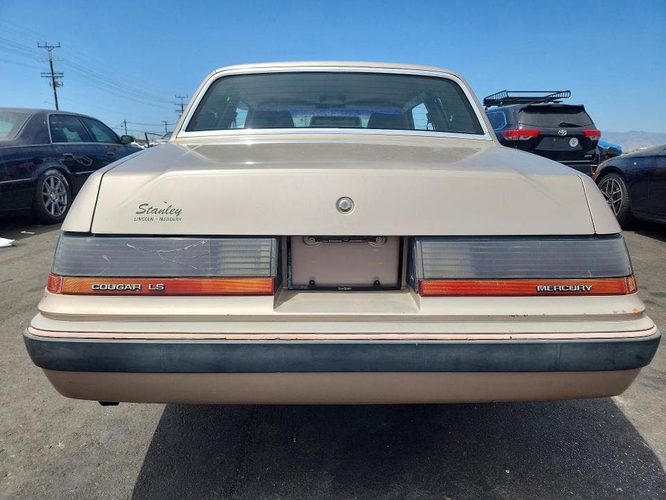 1986 MERCURY COUGAR 6