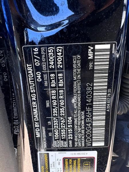 2017 MERCEDES-BENZ GLC 300 10