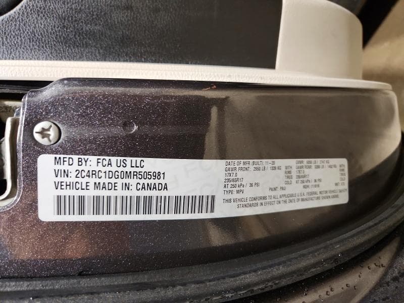 2021 CHRYSLER VOYAGER LXI 13