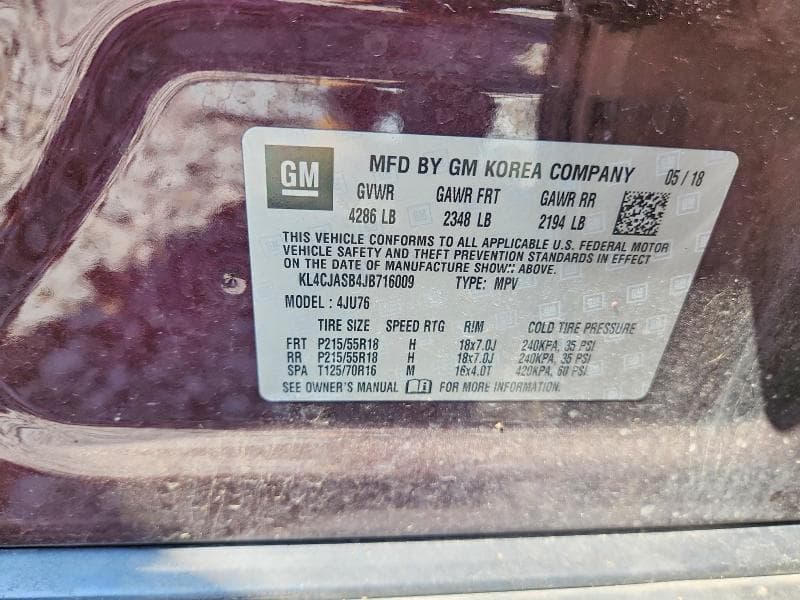 2018 BUICK ENCORE PREFERRED 13