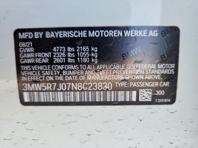 2022 BMW 330XI 13