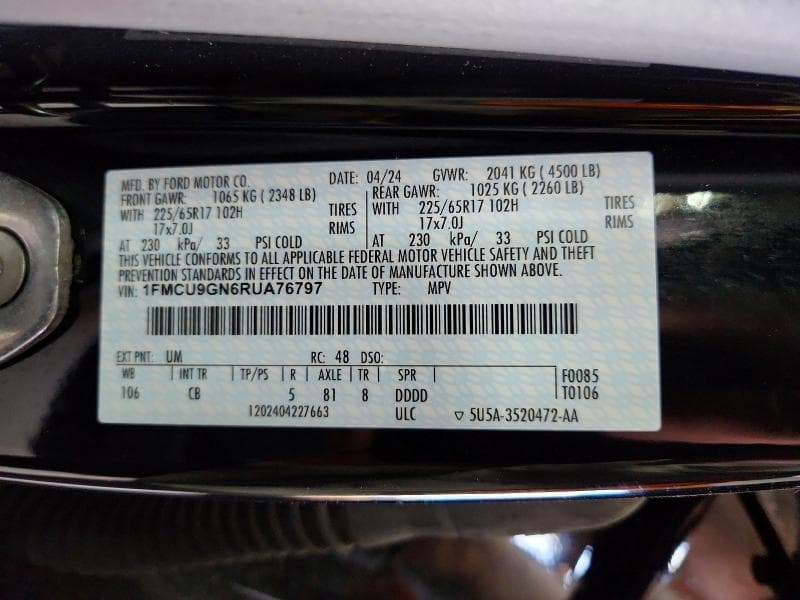 2024 FORD ESCAPE ACTIVE 13