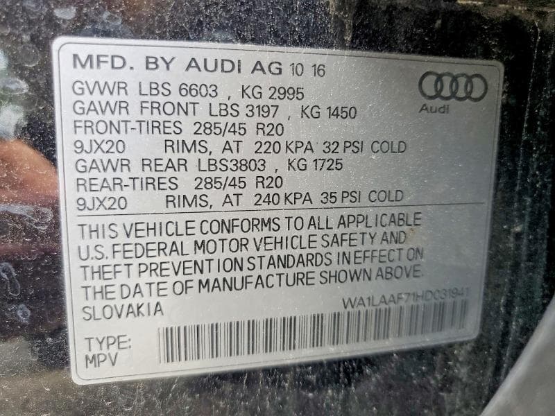 2017 AUDI Q7 PREMIUM PLUS 13