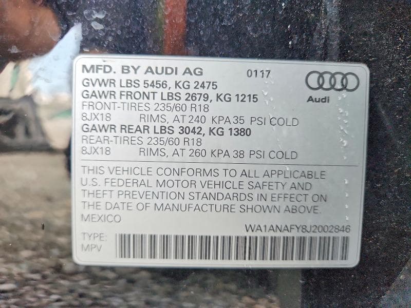 2018 AUDI Q5 PREMIUM 13