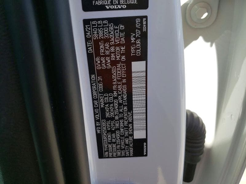 2021 VOLVO XC40 RECHARGE 12