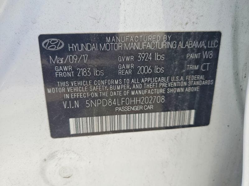 2017 HYUNDAI ELANTRA VALUE EDITION 12