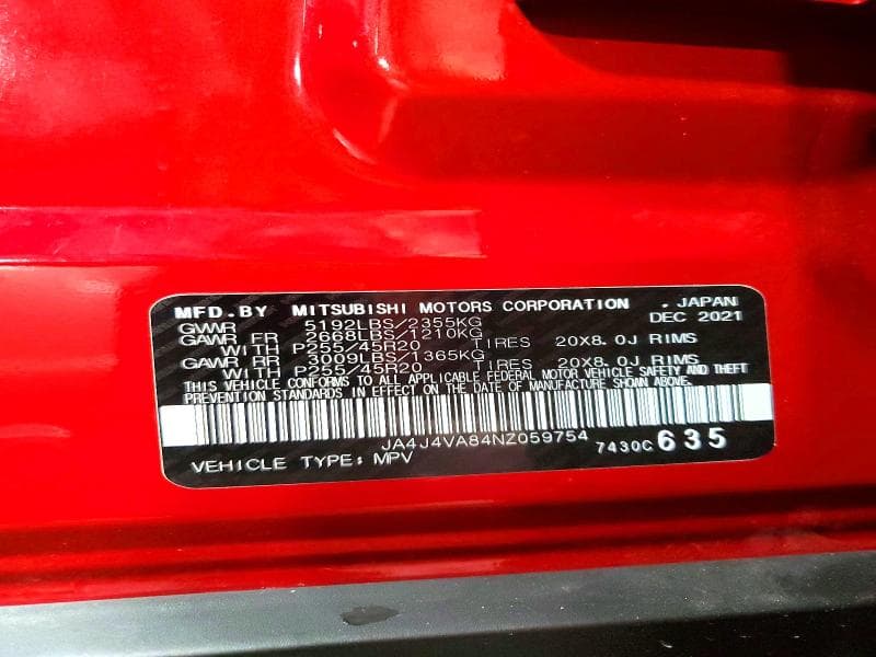 2022 MITSUBISHI OUTLANDER SEL 14