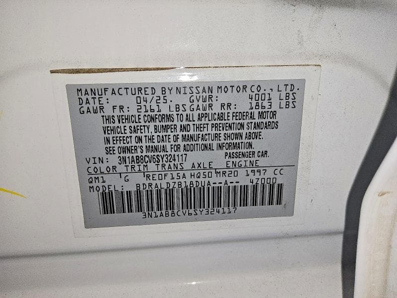 2025 NISSAN SENTRA SV 12