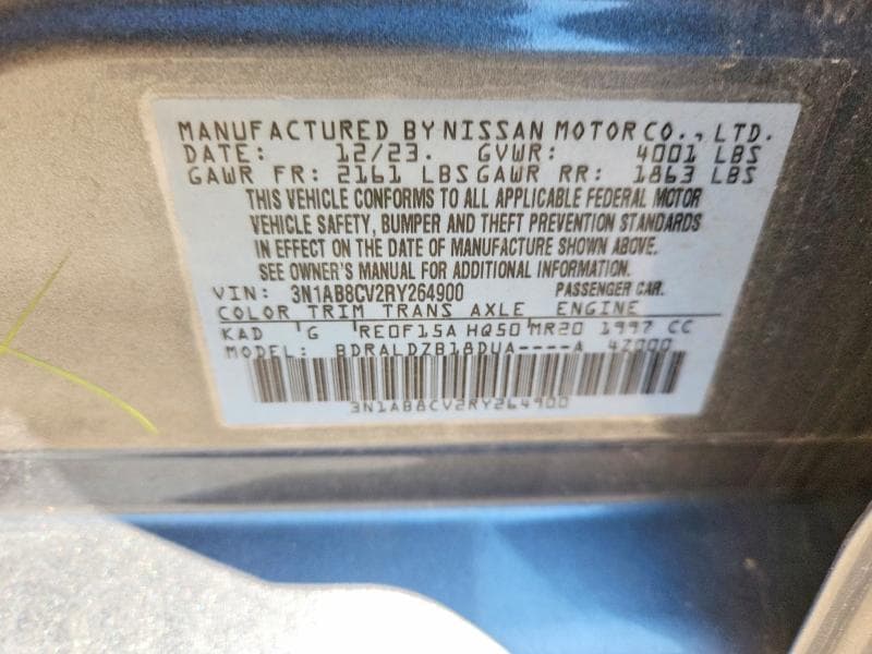2024 NISSAN SENTRA SV 12