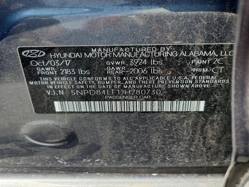 2018 HYUNDAI ELANTRA SEL 12