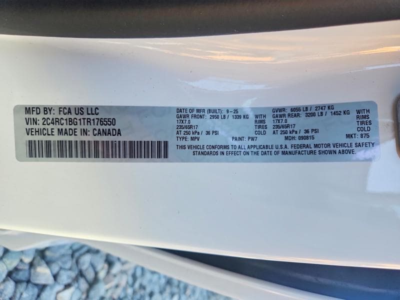 2026 CHRYSLER PACIFICA SELECT 13