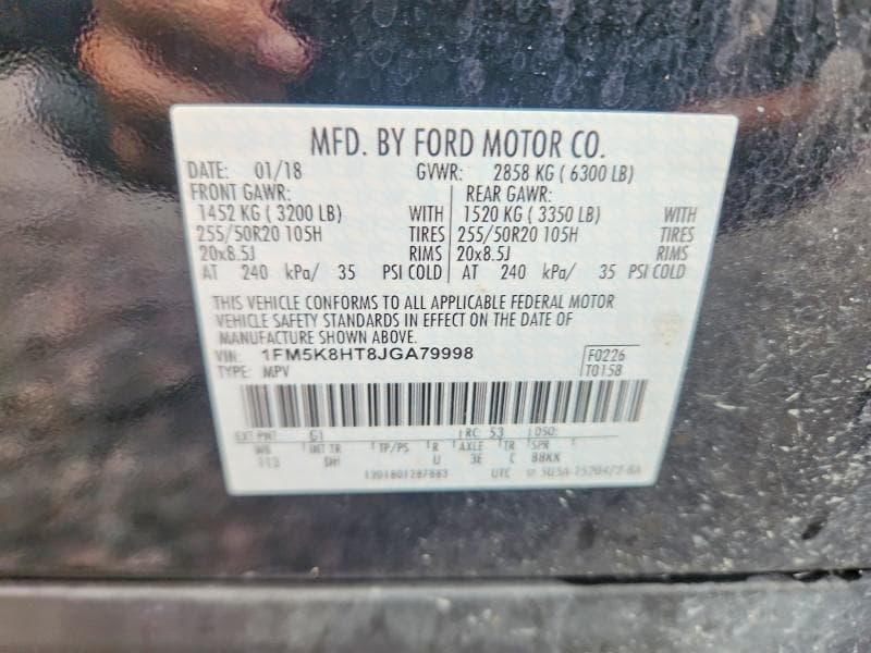 2018 FORD EXPLORER PLATINUM 13