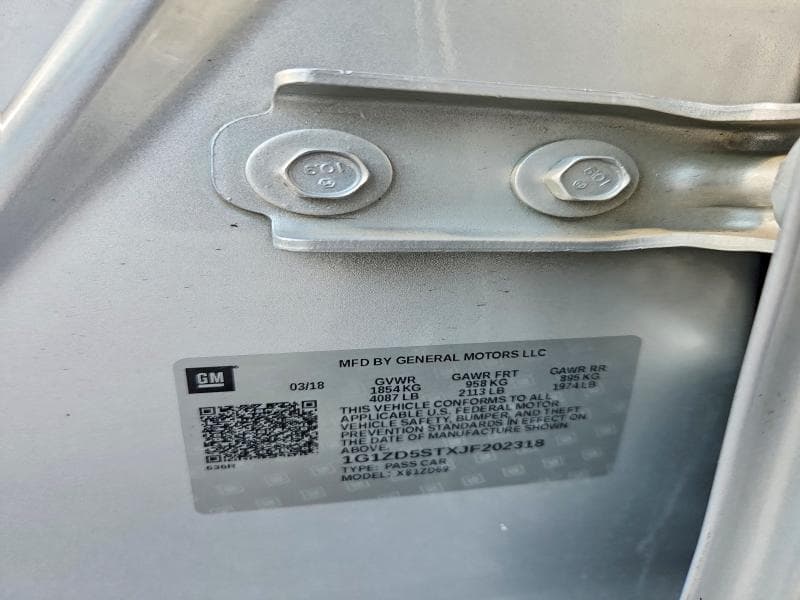 2018 CHEVROLET MALIBU LT 13