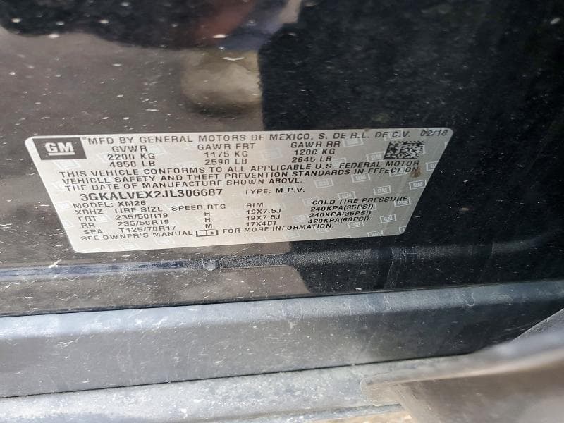 2018 GMC TERRAIN SLT 13