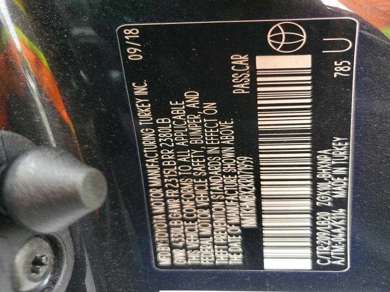 2019 TOYOTA C-HR LIMITED 12