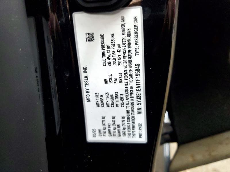 2026 TESLA MODEL 3 12