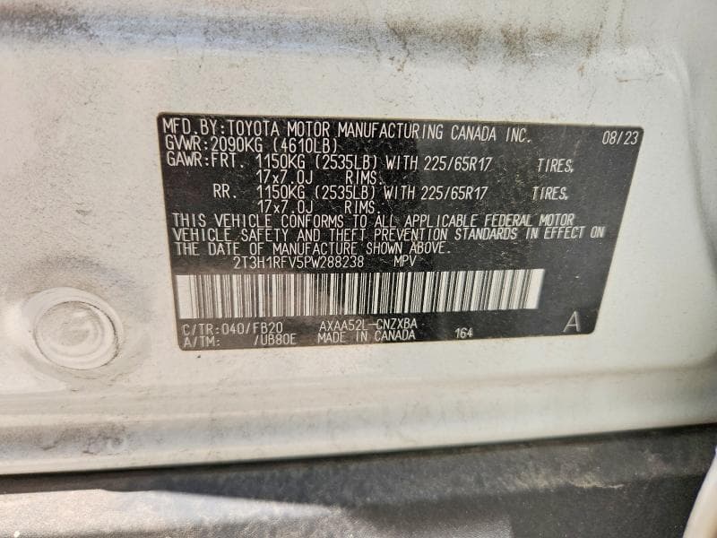 2023 TOYOTA RAV4 LE 13