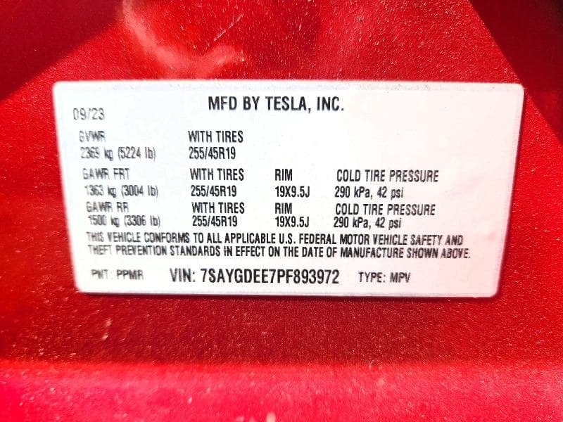 2023 TESLA MODEL Y 12