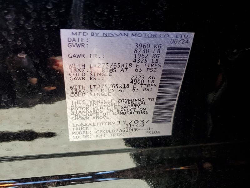 2024 NISSAN TITAN XD PRO-4X 13