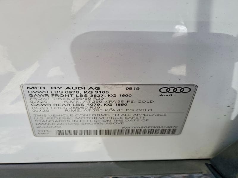 2019 AUDI E-TRON PRESTIGE 13