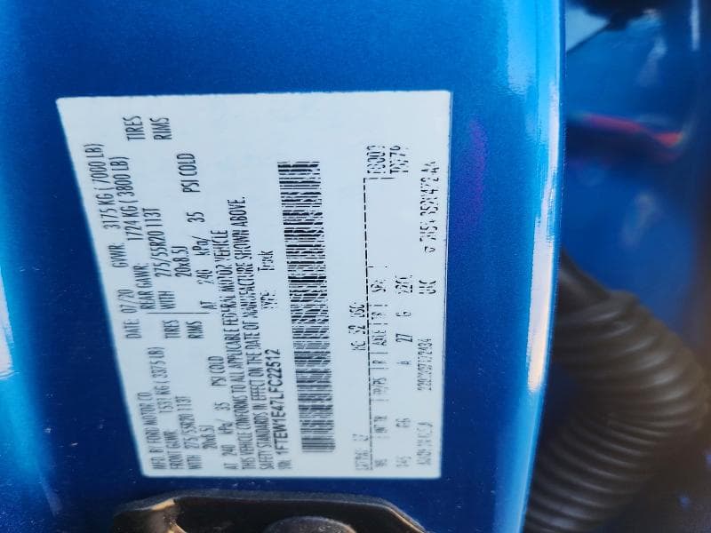 2020 FORD F150 SUPERCREW 13