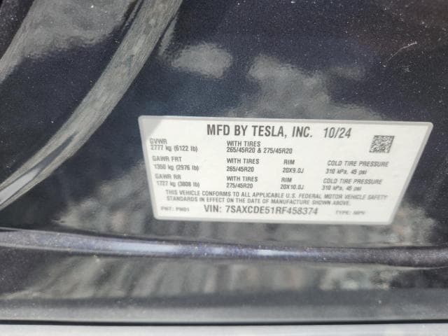 2024 TESLA MODEL X 12