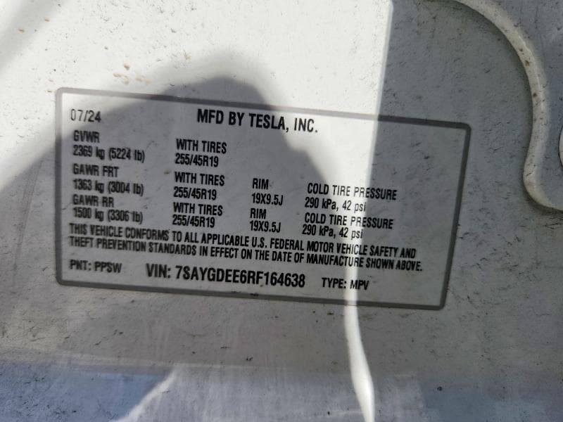 2024 TESLA MODEL Y 14
