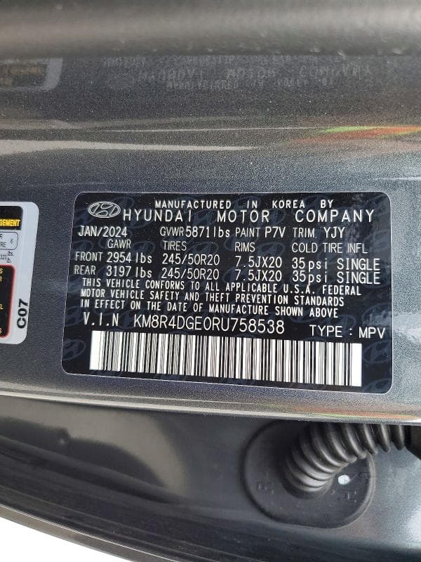2024 HYUNDAI PALISADE SEL PREMIUM 14