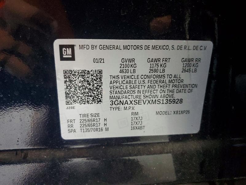 2021 CHEVROLET EQUINOX LS 13