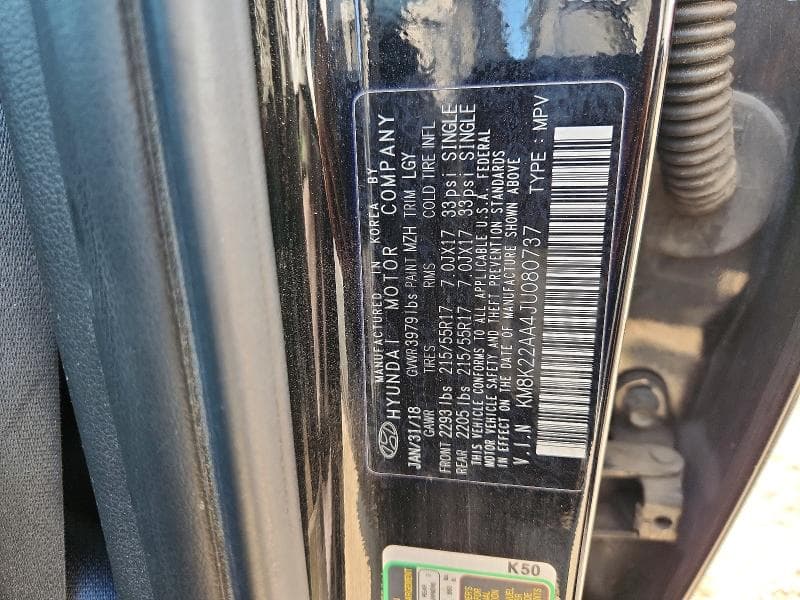 2018 HYUNDAI KONA SEL 13