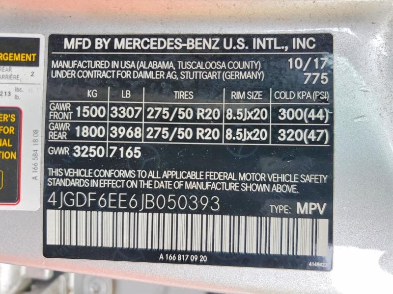 2018 MERCEDES-BENZ GLS 450 4MATIC 14