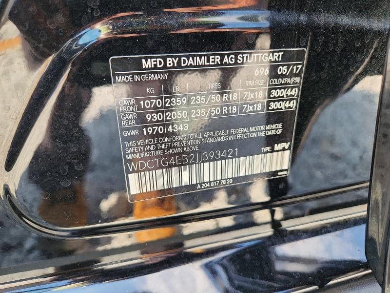 2018 MERCEDES-BENZ GLA 250 12