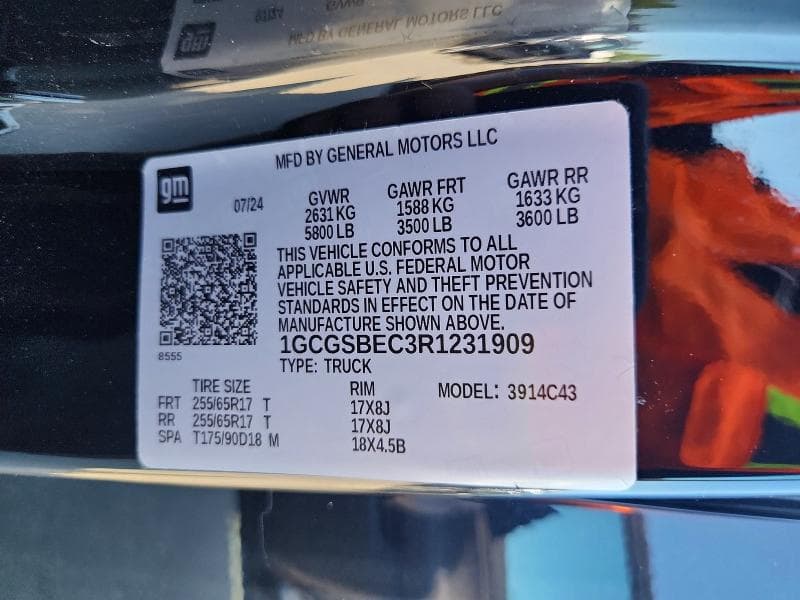 2024 CHEVROLET COLORADO 12