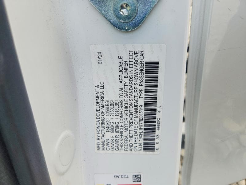 2024 HONDA CIVIC EXL 12