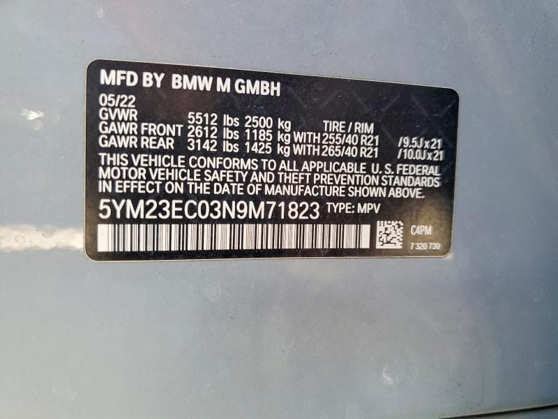 2022 BMW X4 M 12