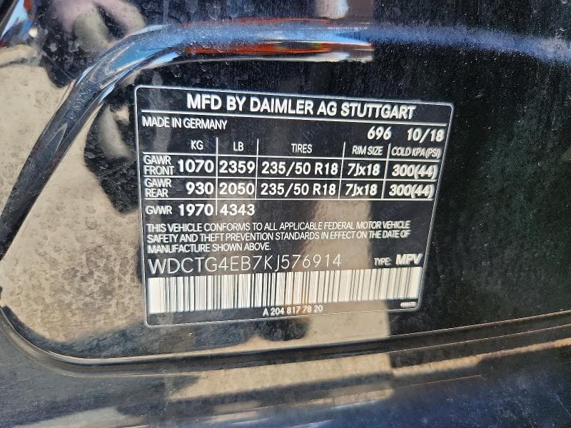 2019 MERCEDES-BENZ GLA 250 14