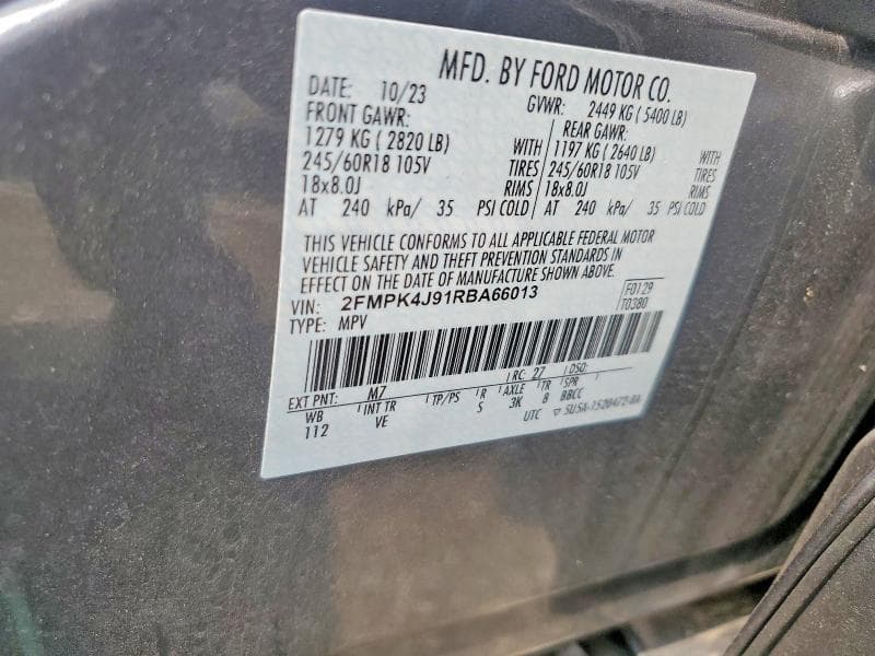 2024 FORD EDGE SEL 12