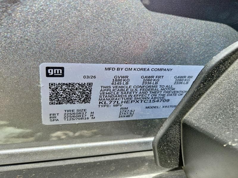 2026 CHEVROLET TRAX 1LT 12