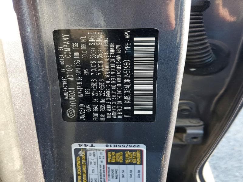 2019 HYUNDAI TUCSON SEL 13