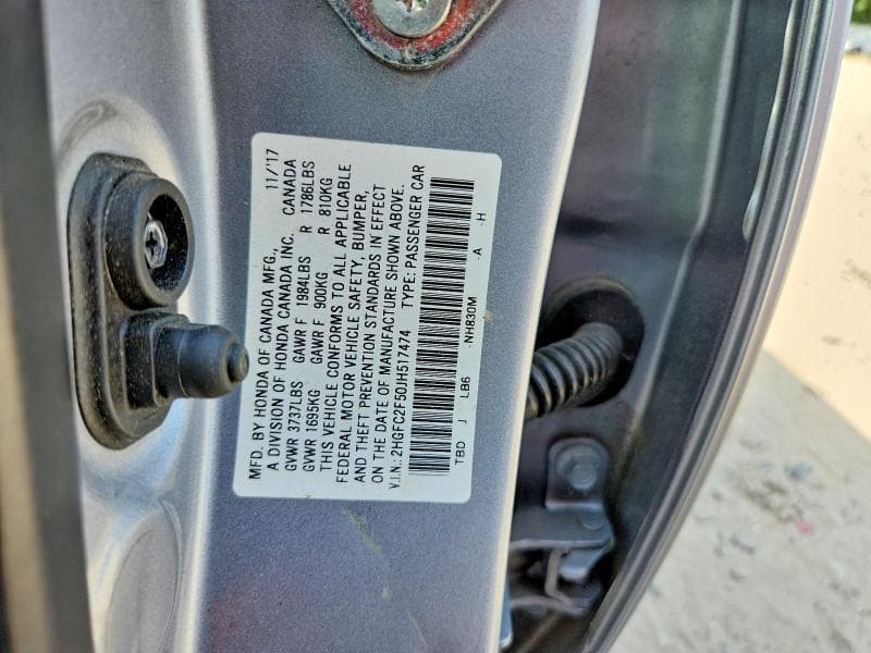 2018 HONDA CIVIC LX 13