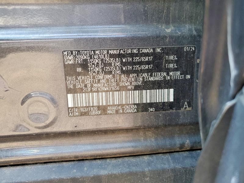 2024 TOYOTA RAV4 LE 12
