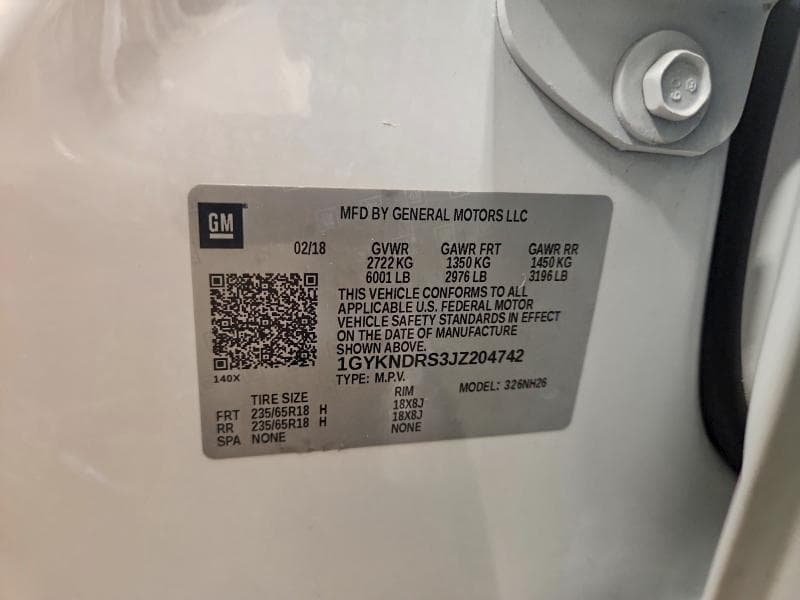2018 CADILLAC XT5 LUXURY 13
