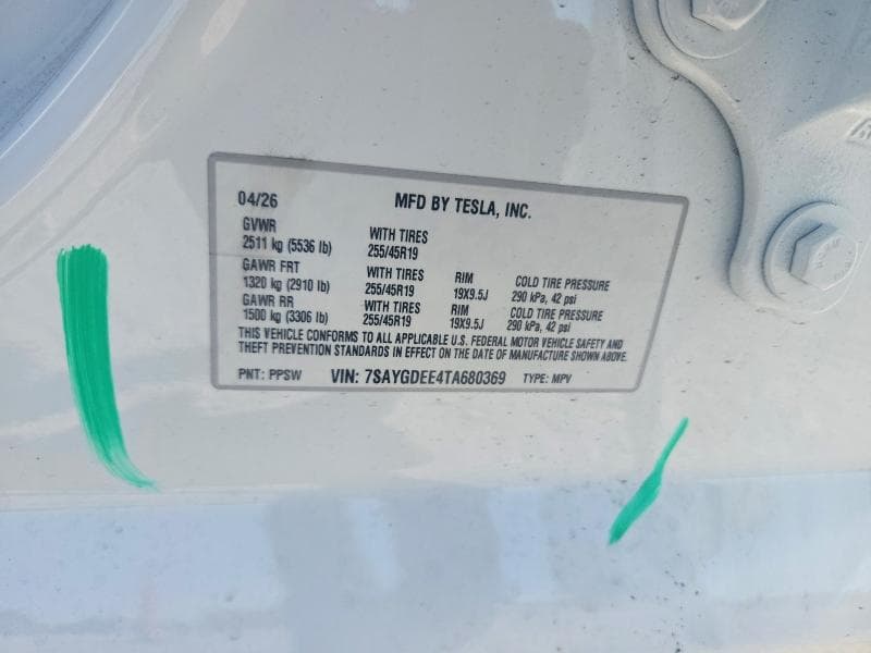 2026 TESLA MODEL Y 12