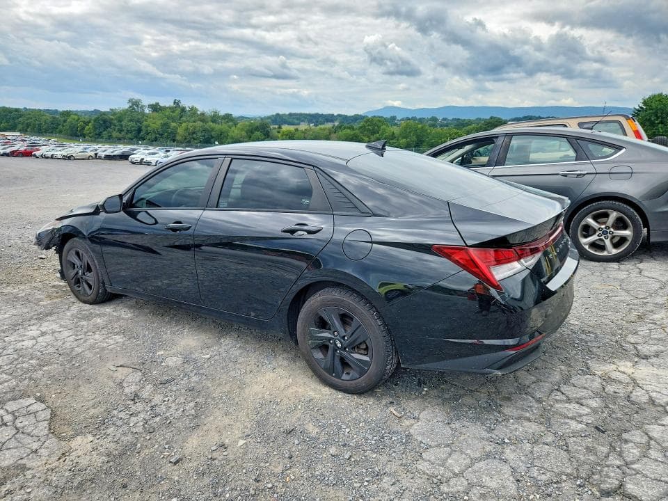 2021 HYUNDAI ELANTRA BLUE 2