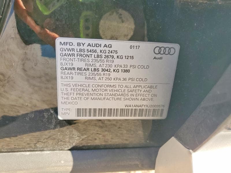 2018 AUDI Q5 PREMIUM 12