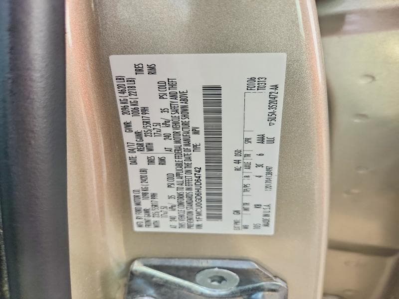 2017 FORD ESCAPE SE 13