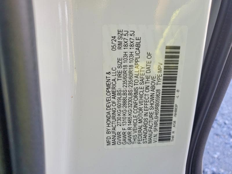 2024 HONDA ODYSSEY EXL 14