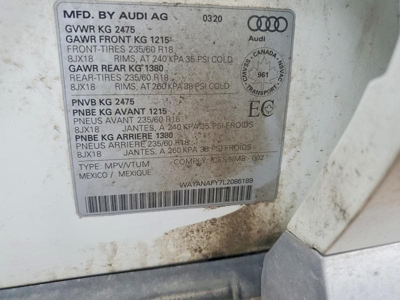 2020 AUDI Q5 PREMIUM 12