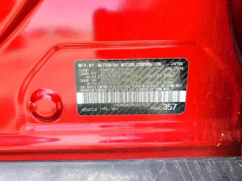 2024 MITSUBISHI OUTLANDER SPORT S/SE 12