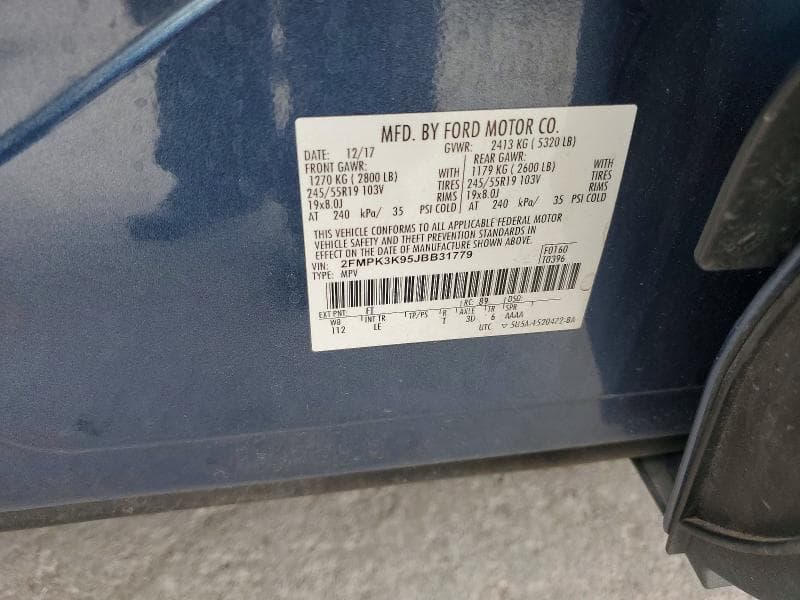 2018 FORD EDGE TITANIUM 13